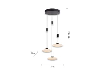 Pendellampe Lautada - 56x200x56 cm - Belysning - Innendørsbelysning & Lamper - Vinduslampe