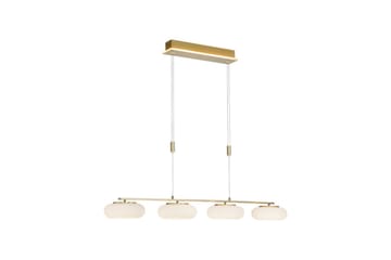 Pendellampe Q-Etienne - 20x200x108,5 cm, Messing Matt - Belysning - Innendørsbelysning & Lamper - Vinduslampe