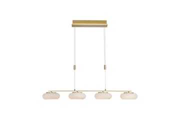 Pendellampe Q-Etienne - 20x200x108,5 cm, Messing Matt - Belysning - Innendørsbelysning & Lamper - Vinduslampe