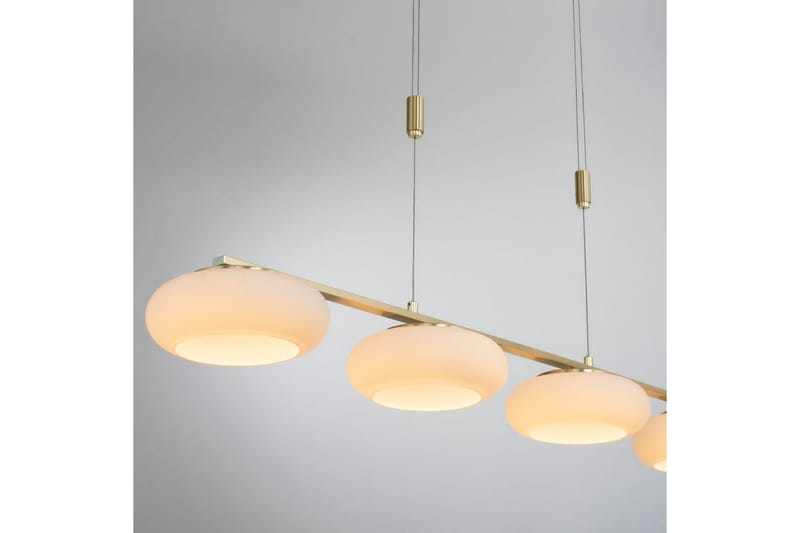 Pendellampe Q-Etienne - 20x200x108,5 cm, Messing Matt - Belysning - Innendørsbelysning & Lamper - Vinduslampe