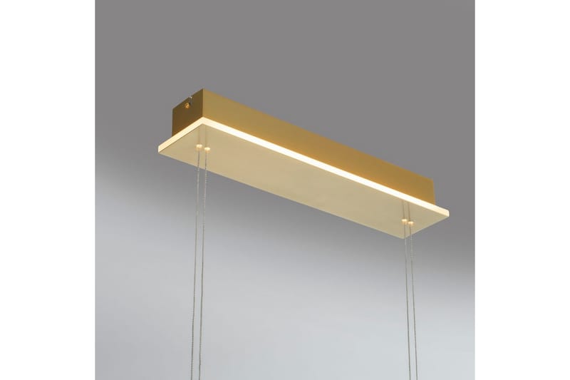 Pendellampe Q-Etienne - 20x200x108,5 cm, Messing Matt - Belysning - Innendørsbelysning & Lamper - Vinduslampe