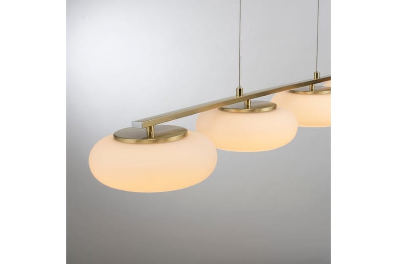 Pendellampe Q-Etienne - 20x200x108,5 cm, Messing Matt - Belysning - Innendørsbelysning & Lamper - Vinduslampe