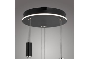 Pendellampe Q-Etienne - 40x200x44 cm, Svart - Belysning - Innendørsbelysning & Lamper - Vinduslampe