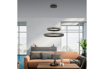 Pendellampe Q-Vito - 59x200x59 cm, Antrasitt - Belysning - Innendørsbelysning & Lamper - Vinduslampe