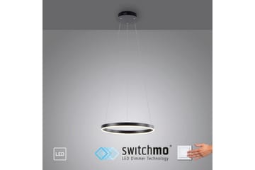 Pendellampe Ritus - 39,3x120x39,3 cm, Antrasitt - Belysning - Innendørsbelysning & Lamper - Vinduslampe