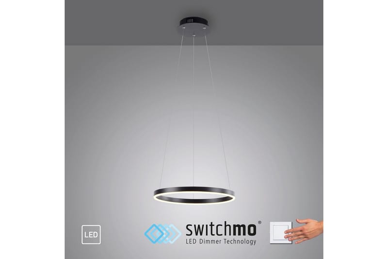 Pendellampe Ritus - 39,3x120x39,3 cm, Antrasitt - Belysning - Innendørsbelysning & Lamper - Vinduslampe