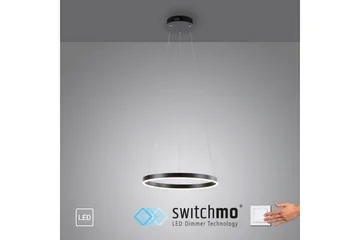 Pendellampe Ritus - 39,3x120x39,3 cm, Antrasitt - Belysning - Innendørsbelysning & Lamper - Vinduslampe