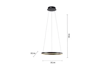 Pendellampe Ritus - 39,3x120x39,3 cm, Antrasitt - Belysning - Innendørsbelysning & Lamper - Vinduslampe