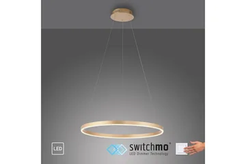 Pendellampe Ritus - 58,5x120x58,5 cm, Messing Matt - Belysning - Innendørsbelysning & Lamper - Vinduslampe