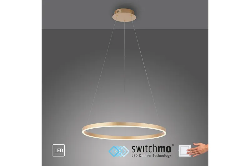 Pendellampe Ritus - 58,5x120x58,5 cm, Messing Matt - Belysning - Innendørsbelysning & Lamper - Vinduslampe