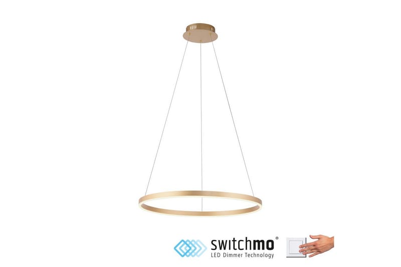 Pendellampe Ritus - 58,5x120x58,5 cm, Messing Matt - Belysning - Innendørsbelysning & Lamper - Vinduslampe