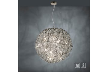 Pendellampe Sarea Sølvfarget - Sølvfarget - Belysning - Innendørsbelysning & Lamper - Vinduslampe