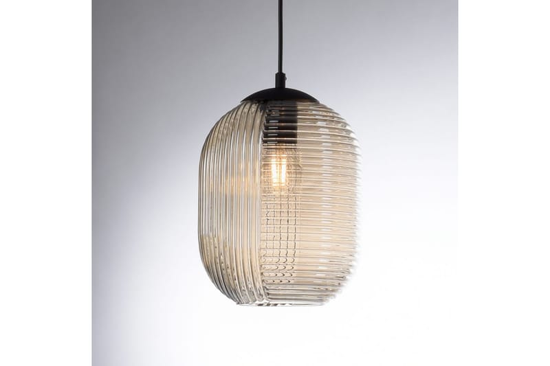 Pendellampe Shitake - 20x150x20 cm, Amber - Belysning - Innendørsbelysning & Lamper - Vinduslampe