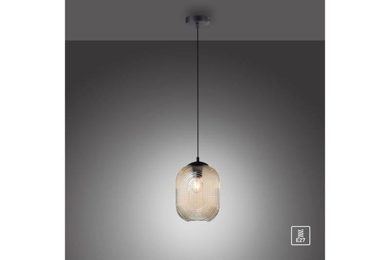 Pendellampe Shitake - 20x150x20 cm, Amber - Belysning - Innendørsbelysning & Lamper - Vinduslampe