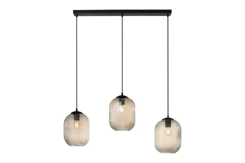 Pendellampe Shitake, 20x150x90 cm, Amber