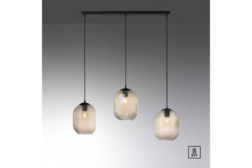 Pendellampe Shitake - 20x150x90 cm, Amber - Belysning - Innendørsbelysning & Lamper - Vinduslampe