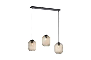 Pendellampe Shitake - 20x150x90 cm, Amber - Belysning - Innendørsbelysning & Lamper - Vinduslampe