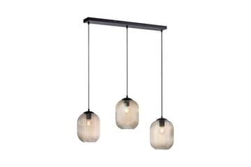 Pendellampe Shitake - 20x150x90 cm, Amber - Belysning - Innendørsbelysning & Lamper - Vinduslampe