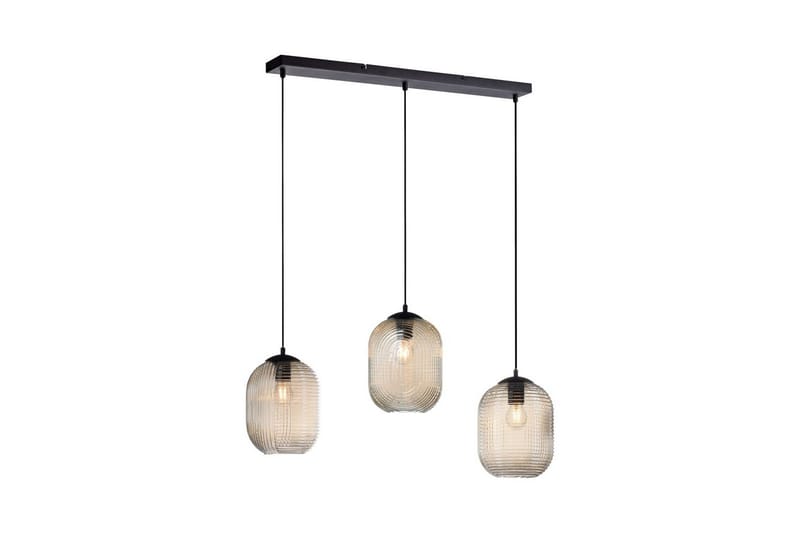 Pendellampe Shitake - 20x150x90 cm, Amber - Belysning - Innendørsbelysning & Lamper - Vinduslampe