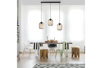 Pendellampe Shitake - 20x150x90 cm, Amber - Belysning - Innendørsbelysning & Lamper - Vinduslampe