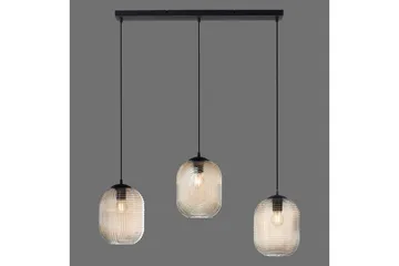 Pendellampe Shitake - 20x150x90 cm, Amber - Belysning - Innendørsbelysning & Lamper - Vinduslampe