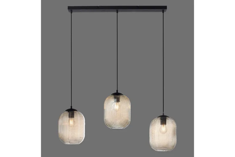 Pendellampe Shitake - 20x150x90 cm, Amber - Belysning - Innendørsbelysning & Lamper - Vinduslampe