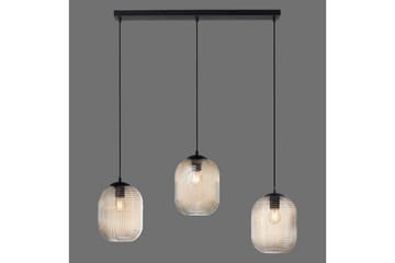 Pendellampe Shitake - 20x150x90 cm, Amber - Belysning - Innendørsbelysning & Lamper - Vinduslampe