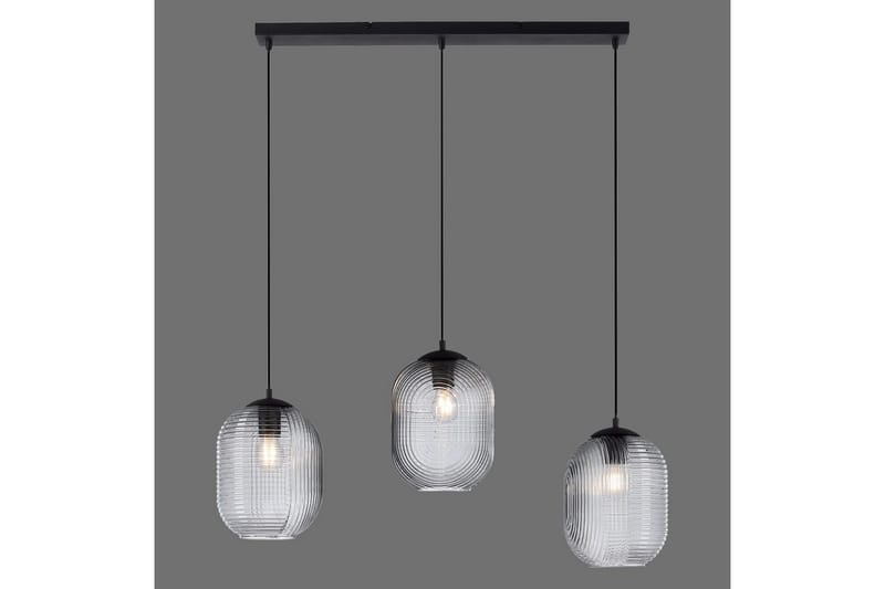 Pendellampe Shitake - 20x150x90 cm, Røykfarget - Belysning - Innendørsbelysning & Lamper - Vinduslampe