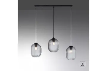 Pendellampe Shitake - 20x150x90 cm, Røykfarget - Belysning - Innendørsbelysning & Lamper - Vinduslampe