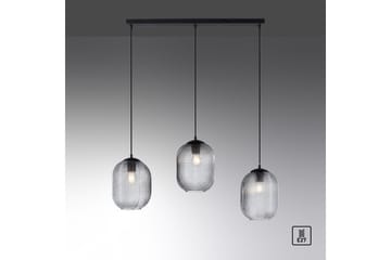 Pendellampe Shitake - 20x150x90 cm, Røykfarget - Belysning - Innendørsbelysning & Lamper - Vinduslampe