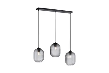 Pendellampe Shitake - 20x150x90 cm, Røykfarget - Belysning - Innendørsbelysning & Lamper - Vinduslampe