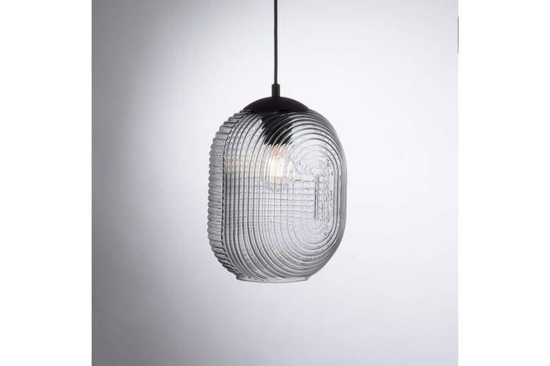 Pendellampe Shitake - 20x150x90 cm, Røykfarget - Belysning - Innendørsbelysning & Lamper - Vinduslampe