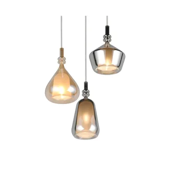 Pendellampe TRIO Aldea - 3 lamper/Rav/Krommet - Belysning - Innendørsbelysning & Lamper - Vinduslampe