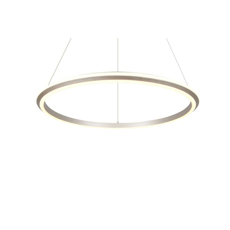 Pendellampe TRIO Amador - 75 cm/Børstet stål - Belysning - Innendørsbelysning & Lamper - Vinduslampe