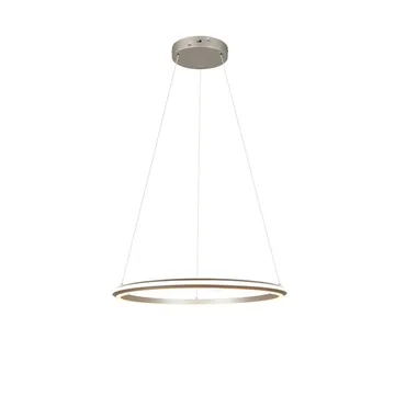Pendellampe TRIO Amador - 75 cm/Børstet stål - Belysning - Innendørsbelysning & Lamper - Vinduslampe