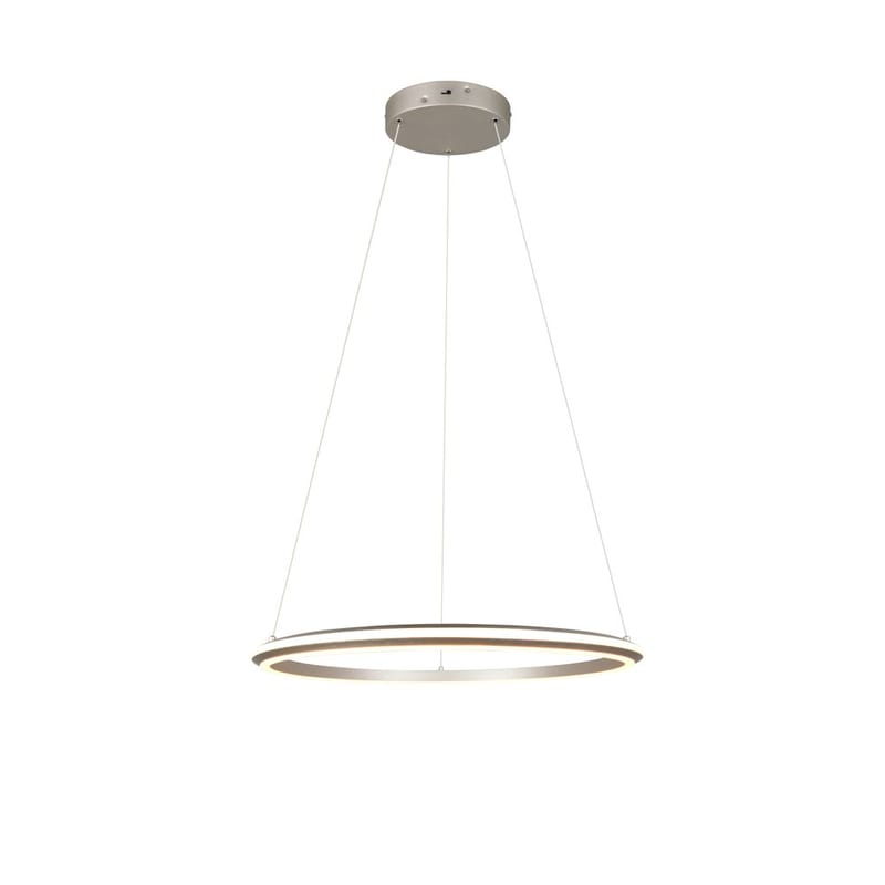 Pendellampe TRIO Amador - 75 cm/Børstet stål - Belysning - Innendørsbelysning & Lamper - Vinduslampe