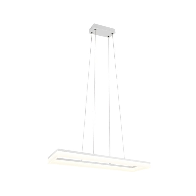 Pendellampe TRIO Camino, Matt hvit