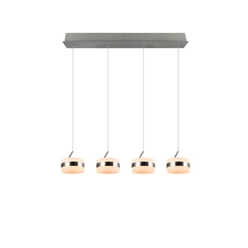 Pendellampe TRIO Dios - 4 lamper, Børstet stål - Belysning - Innendørsbelysning & Lamper - Vinduslampe