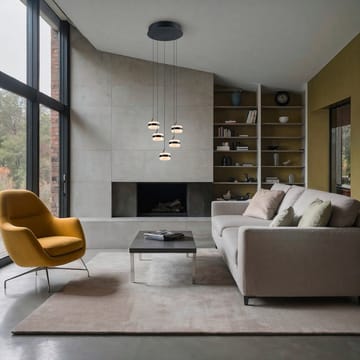 Pendellampe TRIO Dios - 5 lamper, Matt svart - Belysning - Innendørsbelysning & Lamper - Vinduslampe