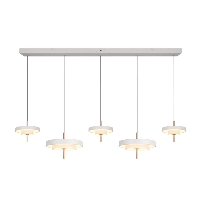 Pendellampe TRIO Keaton - 5 lamper, Varm Grå - Belysning - Innendørsbelysning & Lamper - Vinduslampe