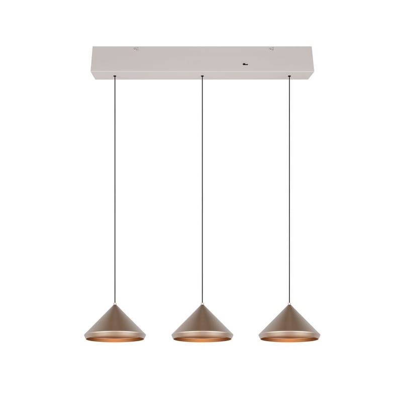 Pendellampe TRIO Laguna - 3 lamper, Coffee - Belysning - Innendørsbelysning & Lamper - Vinduslampe