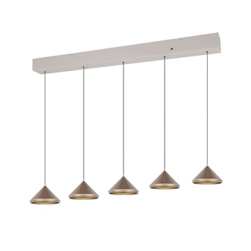 Pendellampe TRIO Laguna - 5 lamper, Coffee - Belysning - Innendørsbelysning & Lamper - Vinduslampe