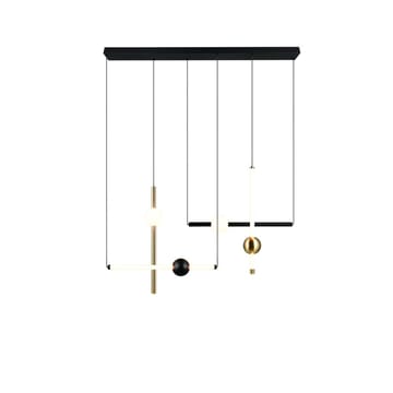 Pendellampe TRIO Melita - 110 cm, Matt svart - Belysning - Innendørsbelysning & Lamper - Vinduslampe