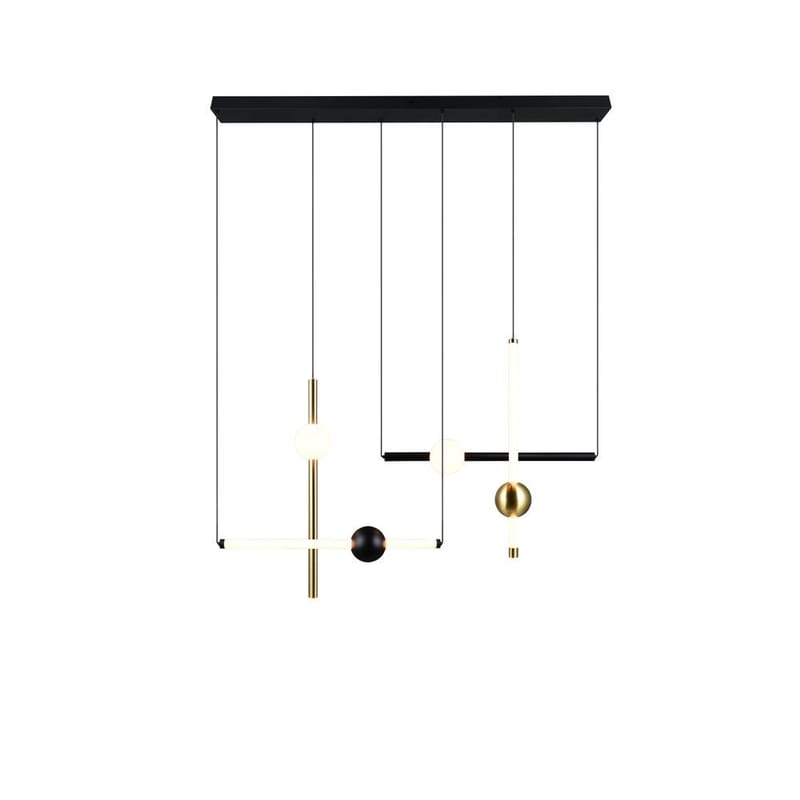 Pendellampe TRIO Melita - 110 cm/Matt svart - Belysning - Innendørsbelysning & Lamper - Vinduslampe