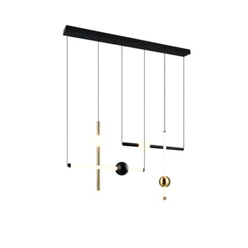 Pendellampe TRIO Melita - 110 cm/Matt svart - Belysning - Innendørsbelysning & Lamper - Vinduslampe