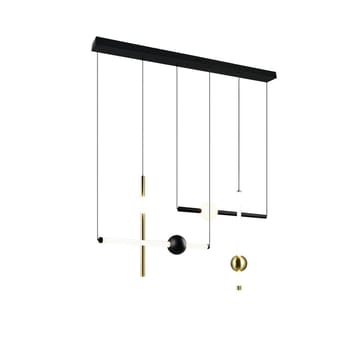 Pendellampe TRIO Melita - 110 cm/Matt svart - Belysning - Innendørsbelysning & Lamper - Vinduslampe
