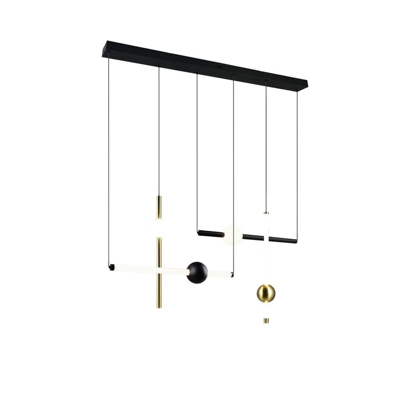 Pendellampe TRIO Melita - 110 cm/Matt svart - Belysning - Innendørsbelysning & Lamper - Vinduslampe