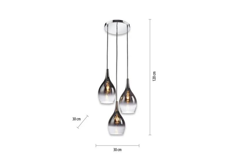 Pendellampe Pilua - 43x120x43 cm - Belysning - Innendørsbelysning & Lamper - Vinduslampe