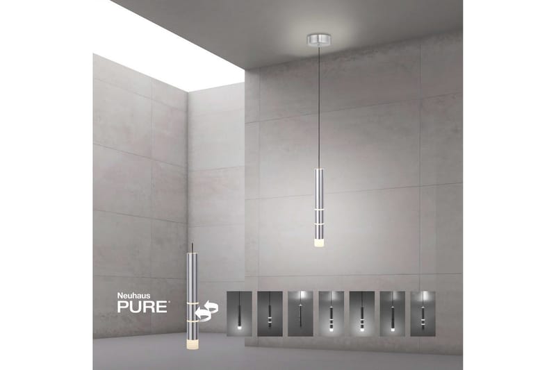 Pendellampe Pure Vega - 12x120x12 cm, Aluminium - Belysning - Innendørsbelysning & Lamper - Vinduslampe