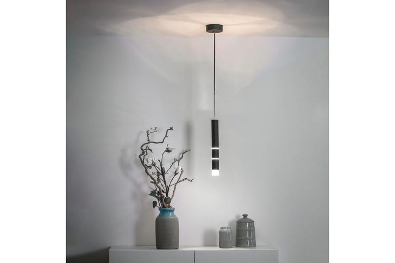 Pendellampe Pure Vega - 12x120x12 cm, Svart - Belysning - Innendørsbelysning & Lamper - Vinduslampe